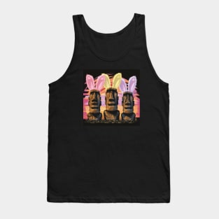 Moai Bunnies of Easter Island Tank Top